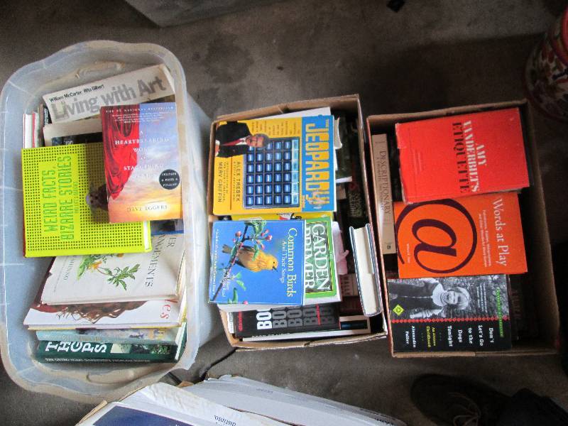 3 Boxes of books...