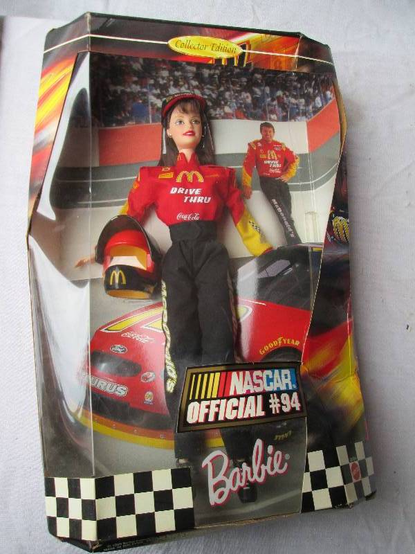 NASCAR Figure, collector Barbie fig...