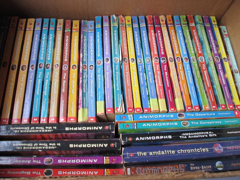 Box of Animorphs books...