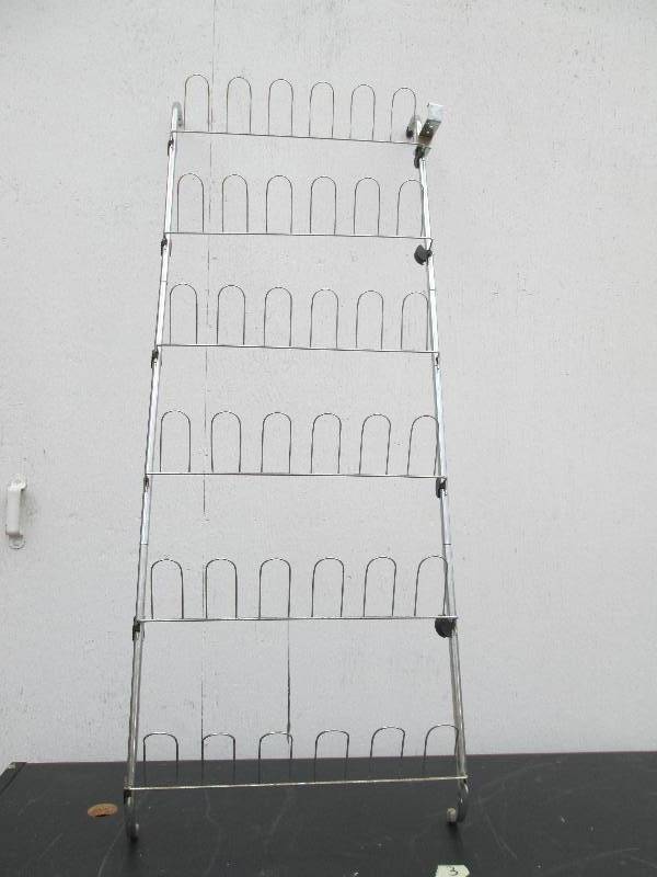 Metal shoe rack to hang over a door...