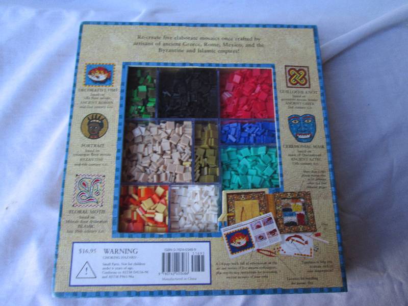 Plastic mosaic tile craft kit...