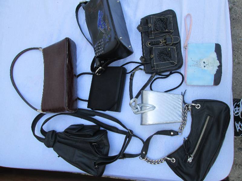 Lot of purses and handbags...