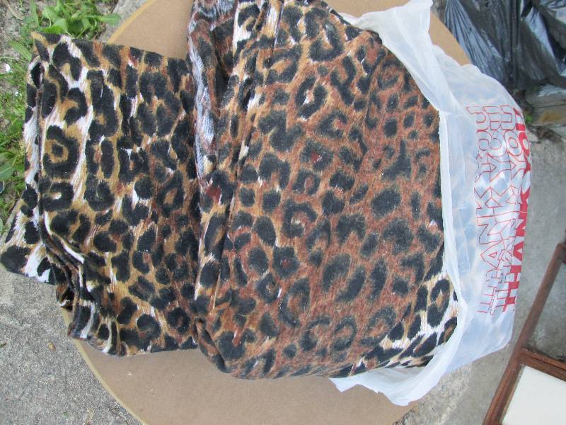 Pair of leopard print pillows...