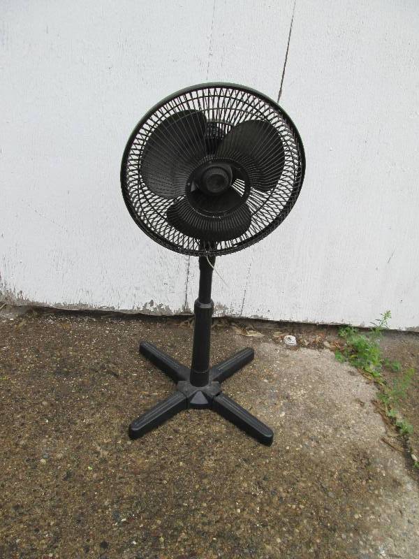 Fan on stand, one foot is loose but...