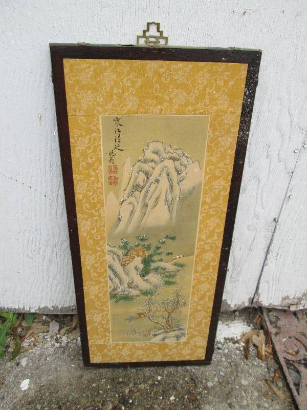 Oriental theme dcor, 22 x 10...