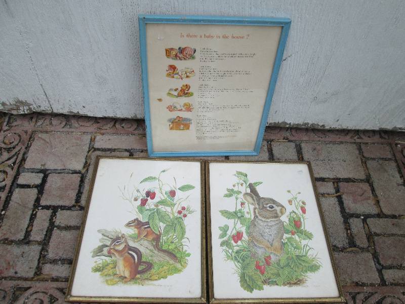 3 decorative garden pieces, 2 are 1...