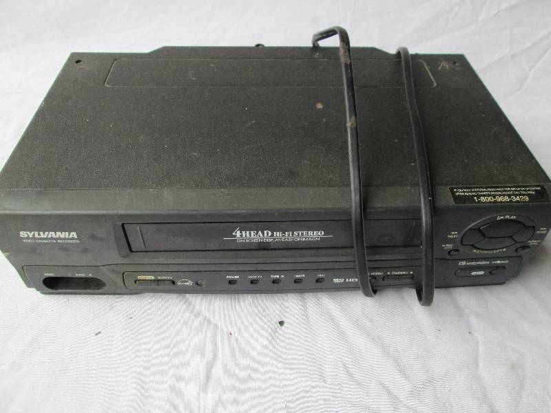Sylvania VHS movie player...
