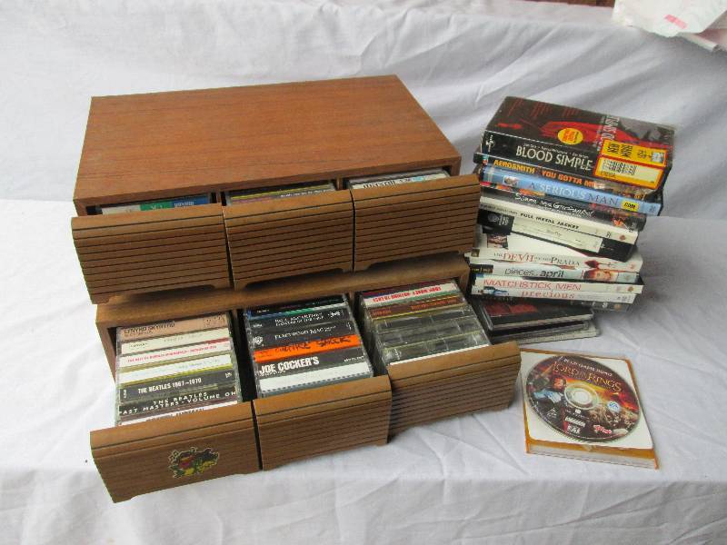 Music, movies, and more with cases...