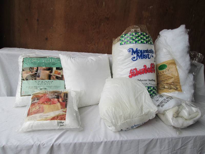 Pillow inserts and stuffing...