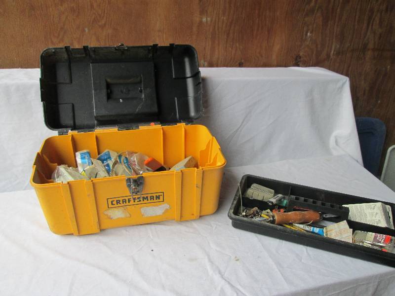 Craftsman tool box with assorted to...