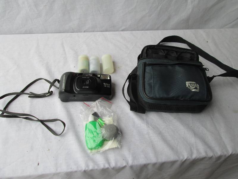 Fuji 35 mm camera and case...