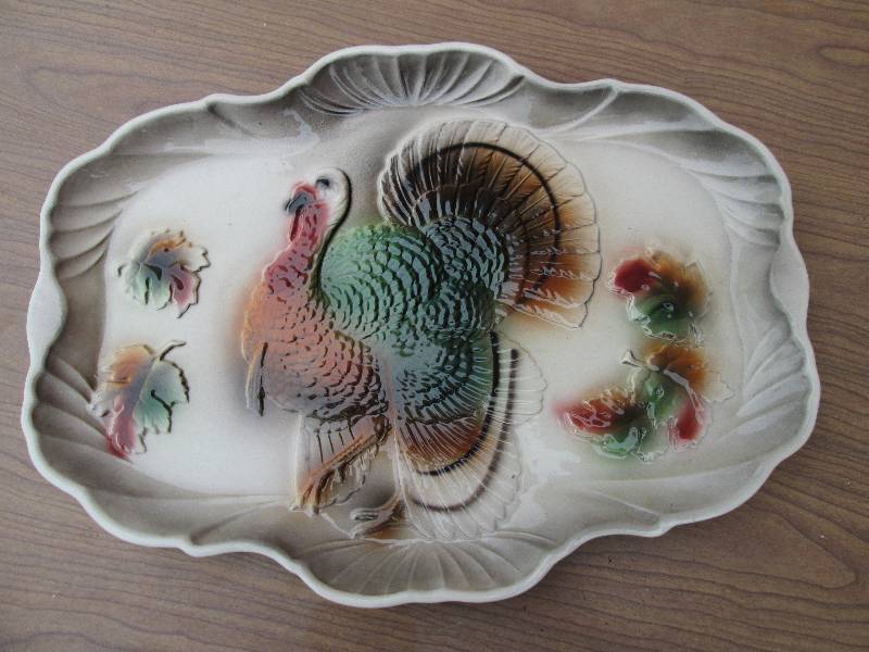 Vintage Turkey serving platter...