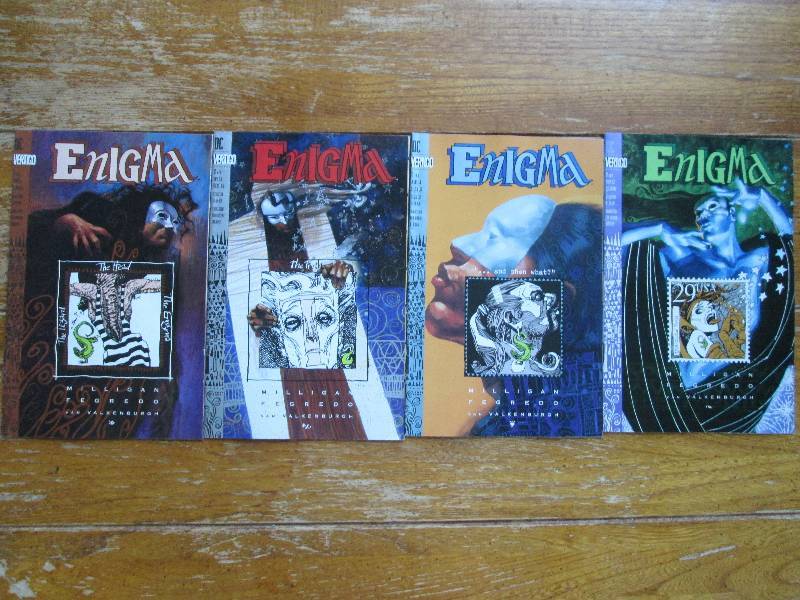 lot of 4 Enligma comic books ...