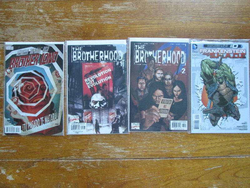lot of 4 comic books- The brotherho...