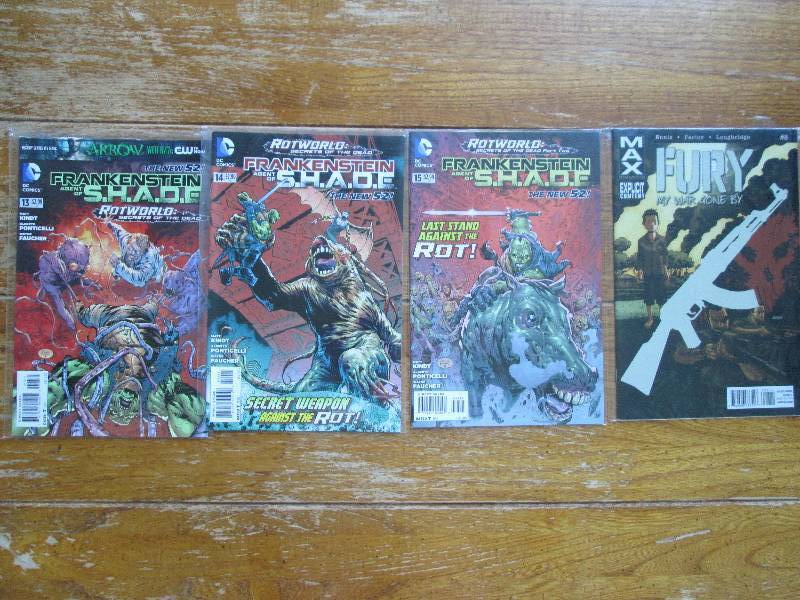 lot of 4 comic books- Frankenstein ...