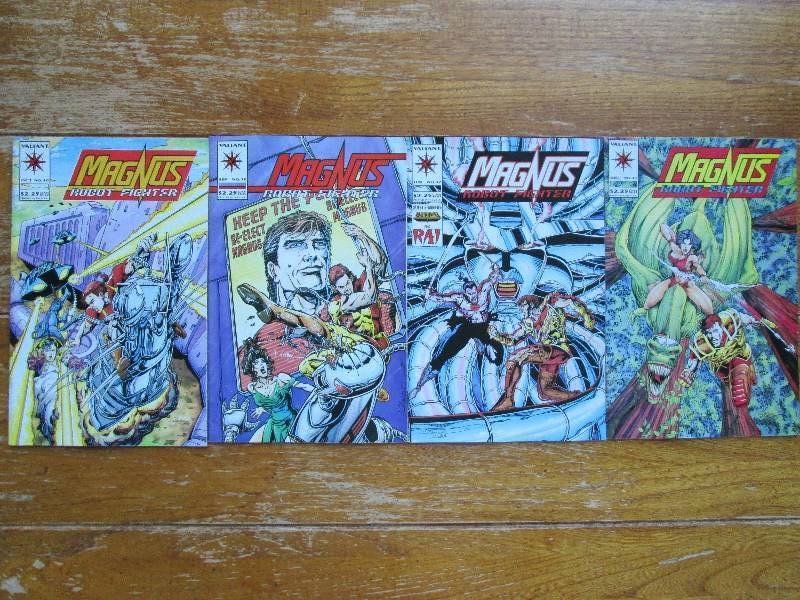 lot of 4 magnusrobot fighter comic ...