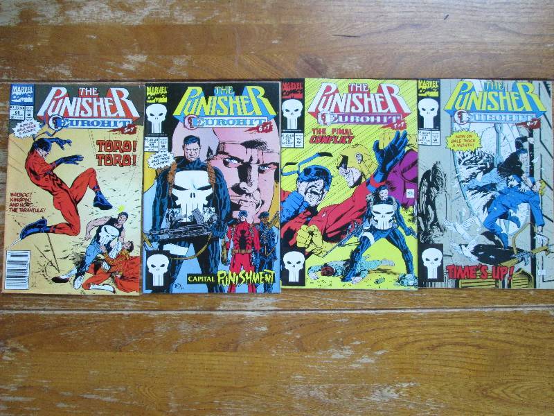 lot of 4 the punisher eurohit comic...