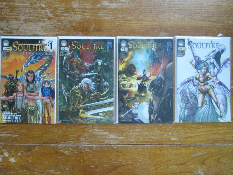 lot of 4 soulfire comic books ...