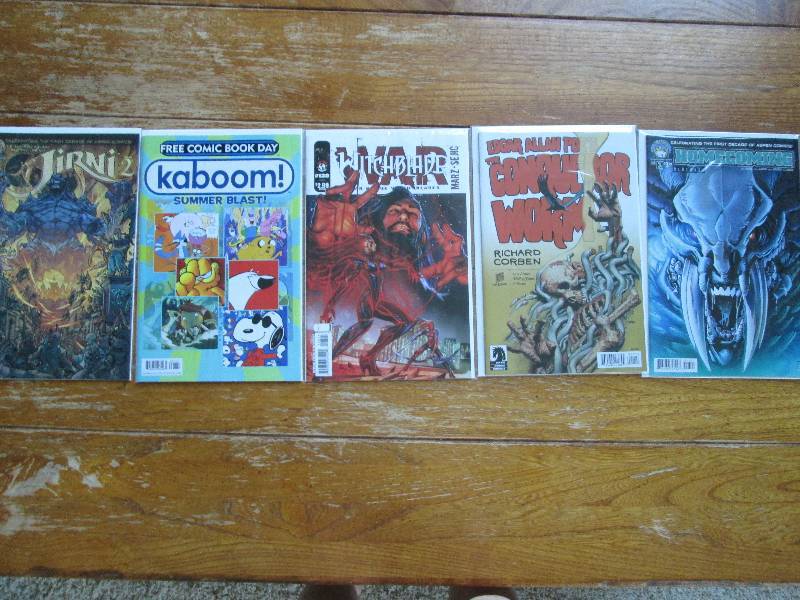 mixed lot of 5 comic books - jirni,...