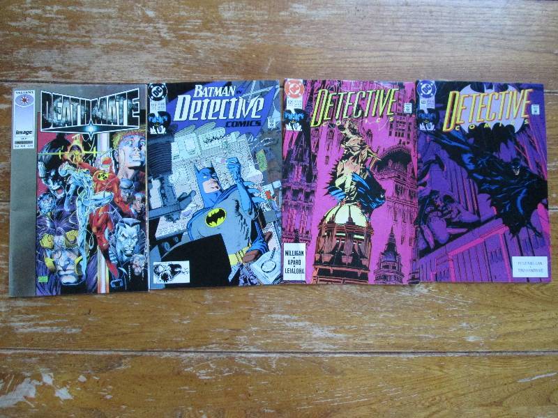 lot of 5 detective death mate comic...