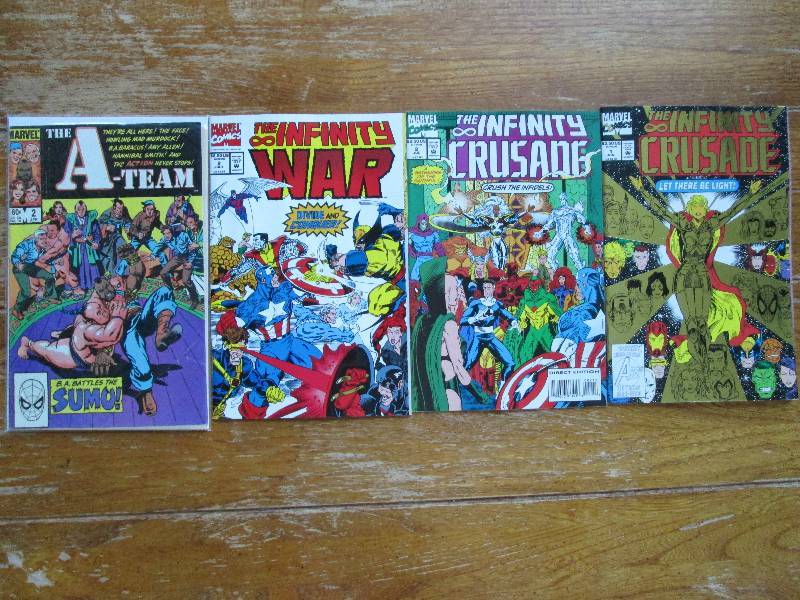 mixed lot of 4 the infinity crusade...