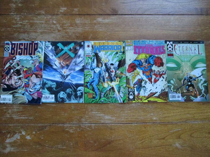mixed lot of 5 comic books - Bishop...