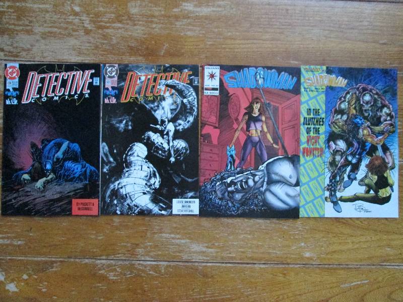 lot of 4 dective and shadowman comi...