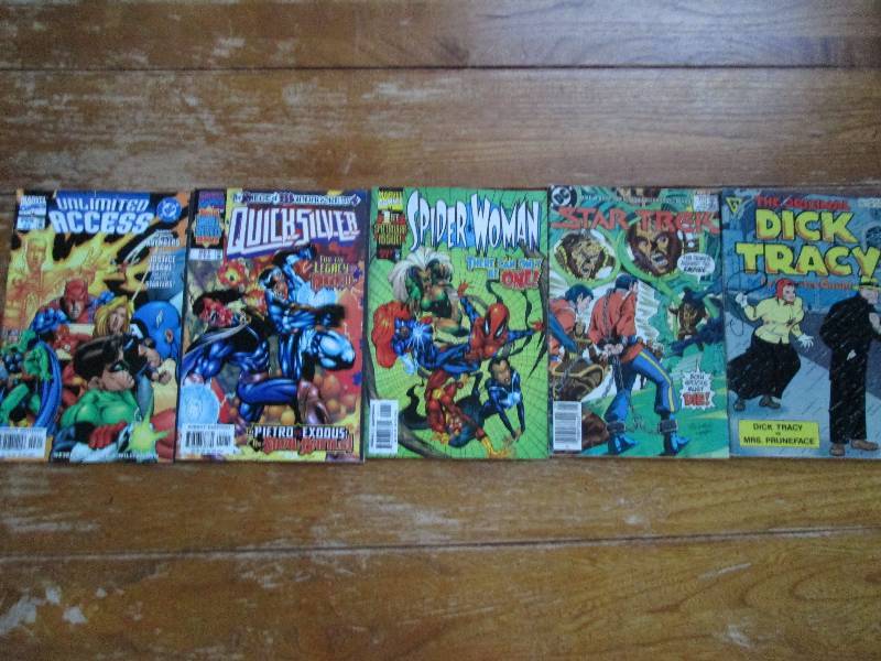 mixed lot of 5 comic books- quick s...