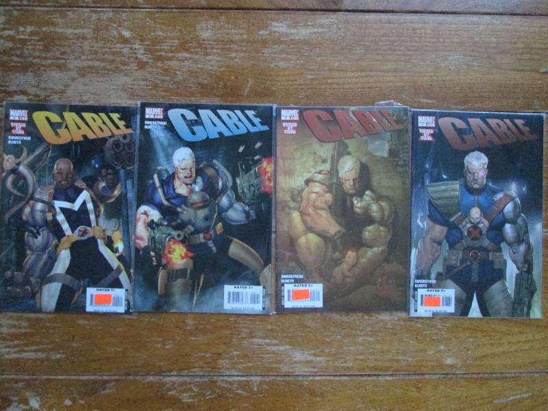 lot of 4 Cable comic books ...