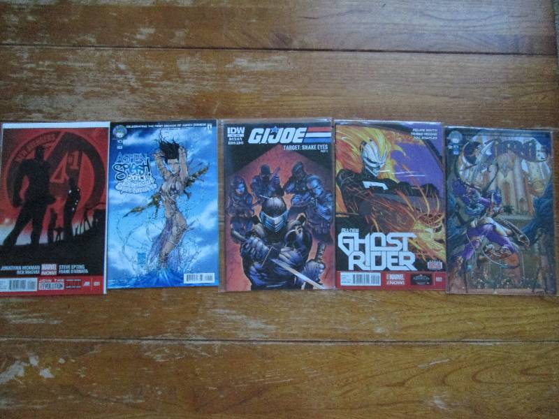mixed lot of 5 Airni, ghost rider, ...