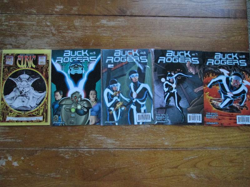 lot of 5 comic books- buck rogers a...
