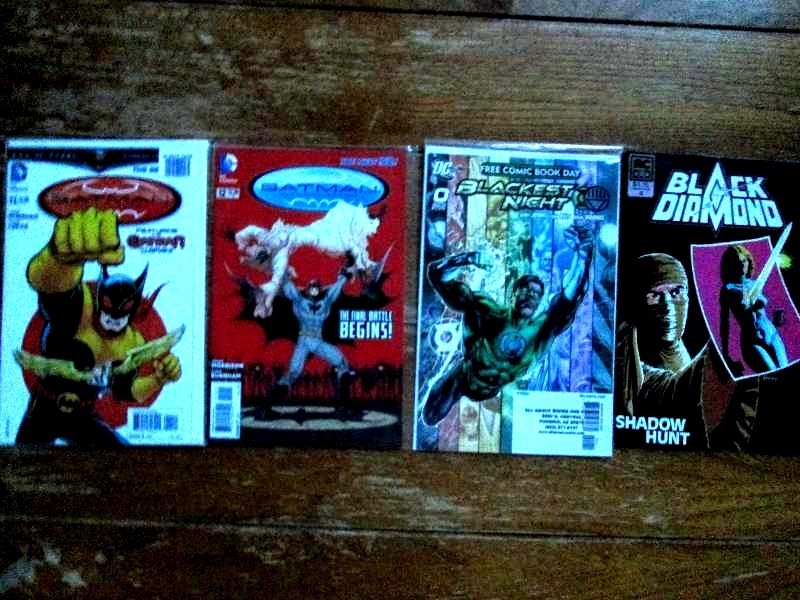 lot of 4 comic books- batman incorp...