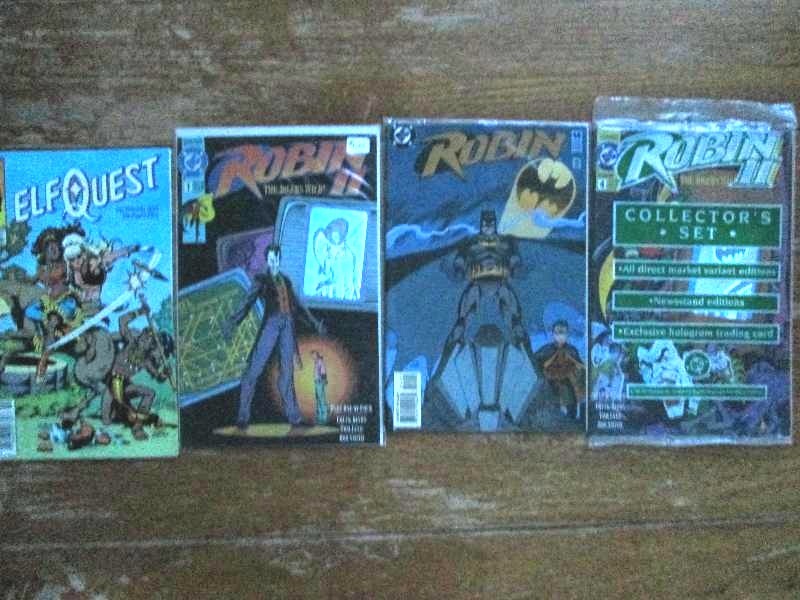 lot of 4 comic books- elf quest and...