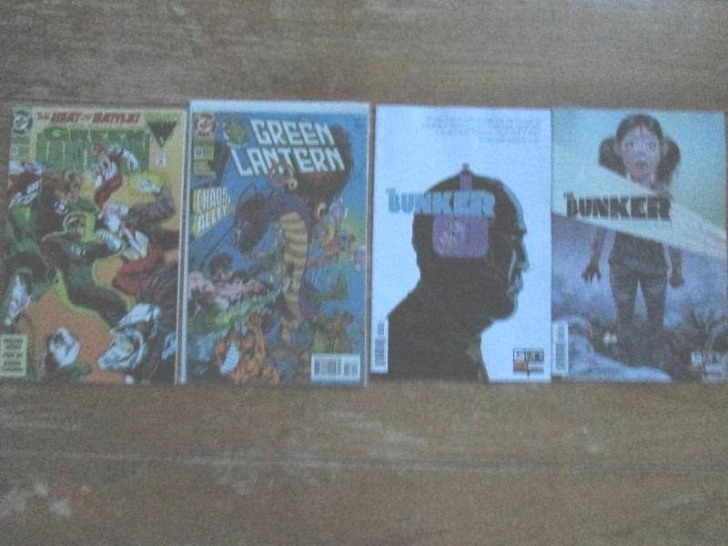 lot of 4 comic books- green latern,...