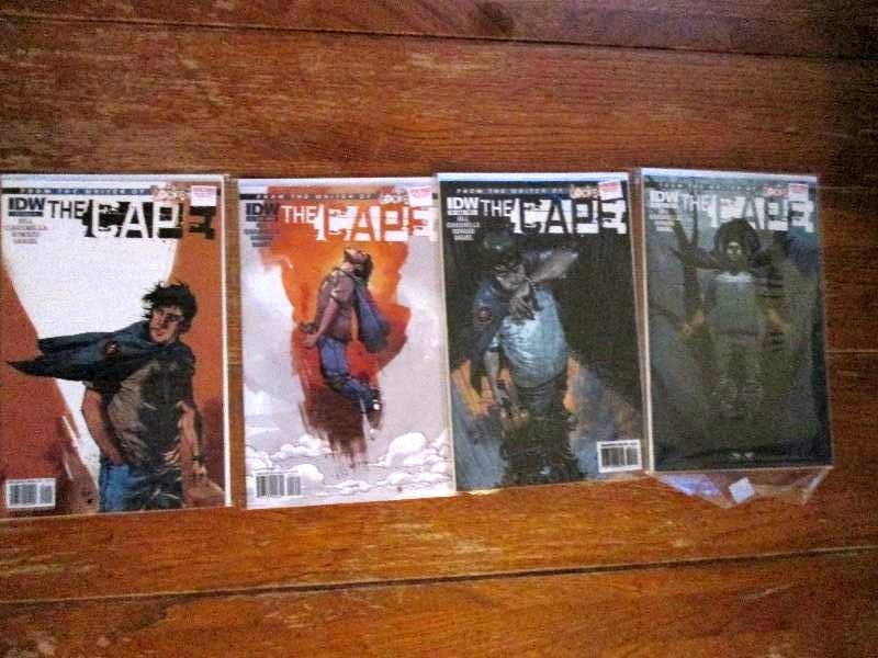lot of 4 The cape comic books wrap...