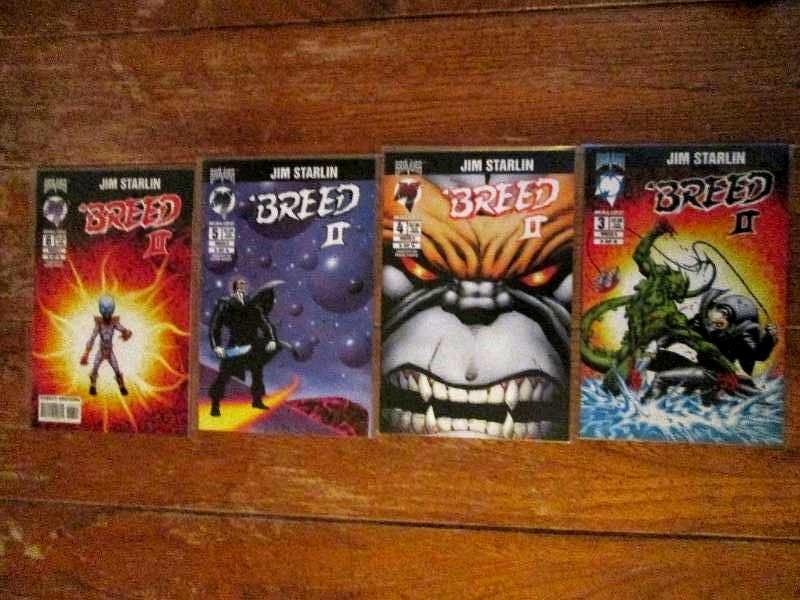 lot of 4 Jim starlin breed 2 comic ...
