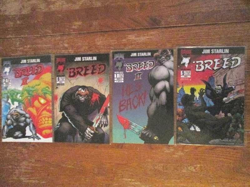lot of 4 Jim starlin breed 2 comic ...