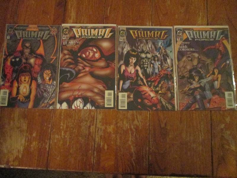 lot of 4 primal force comic books ...