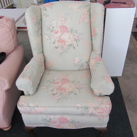 Queen Anne Wingback Chair