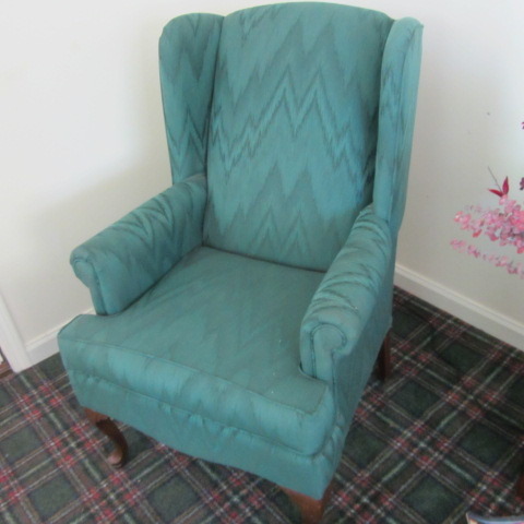 Queen Anne Wingback Chair