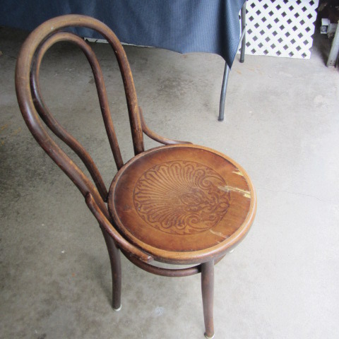 Bentwood Ice Cream Stool