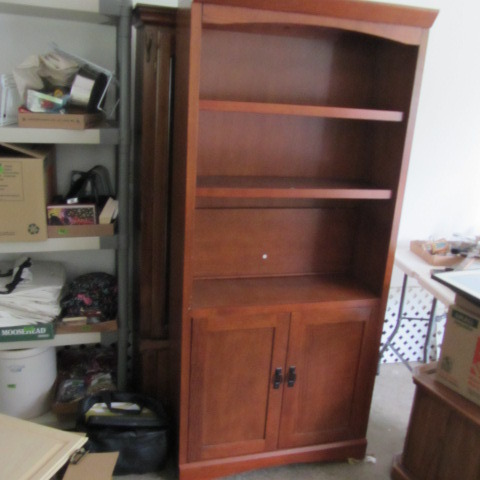 Wooden Bookcase Hutch