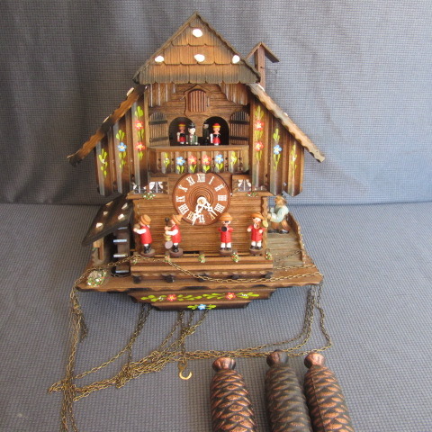 Fancy German Cuckoo Clock