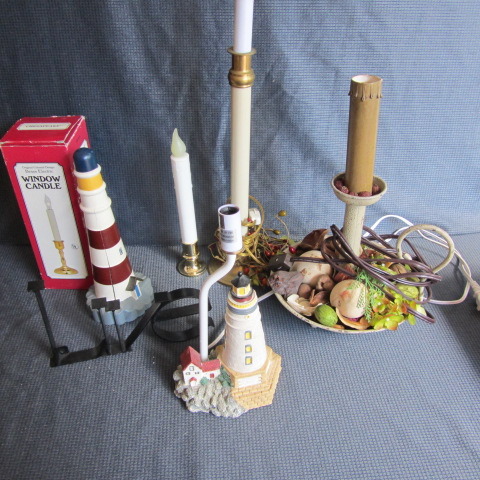 Lighthouse Lamp, Candles
