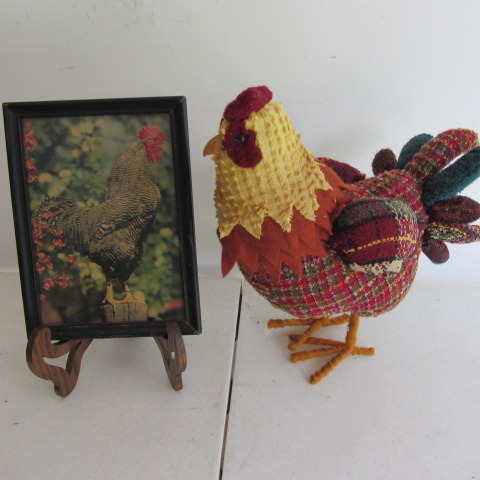 Vintage Rooster Photo, Chicken