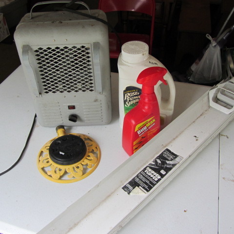 Heater, Sprinkler, Down spouts