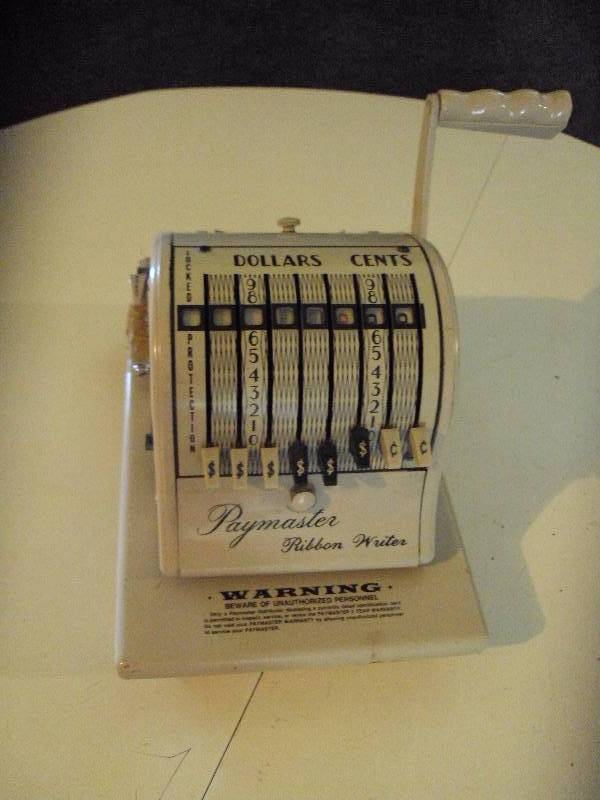 Vintage Paymaster