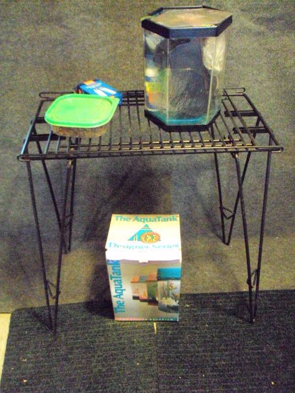 Black Aquarium Stand