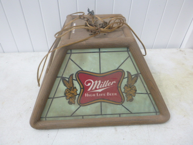 lot 48 image: Miller High Life Hanging Light