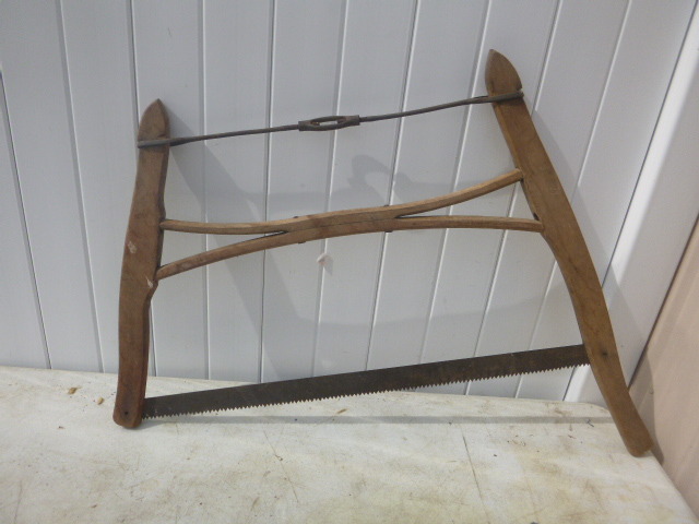 lot 126 image: Vintage Cross Cut Saw